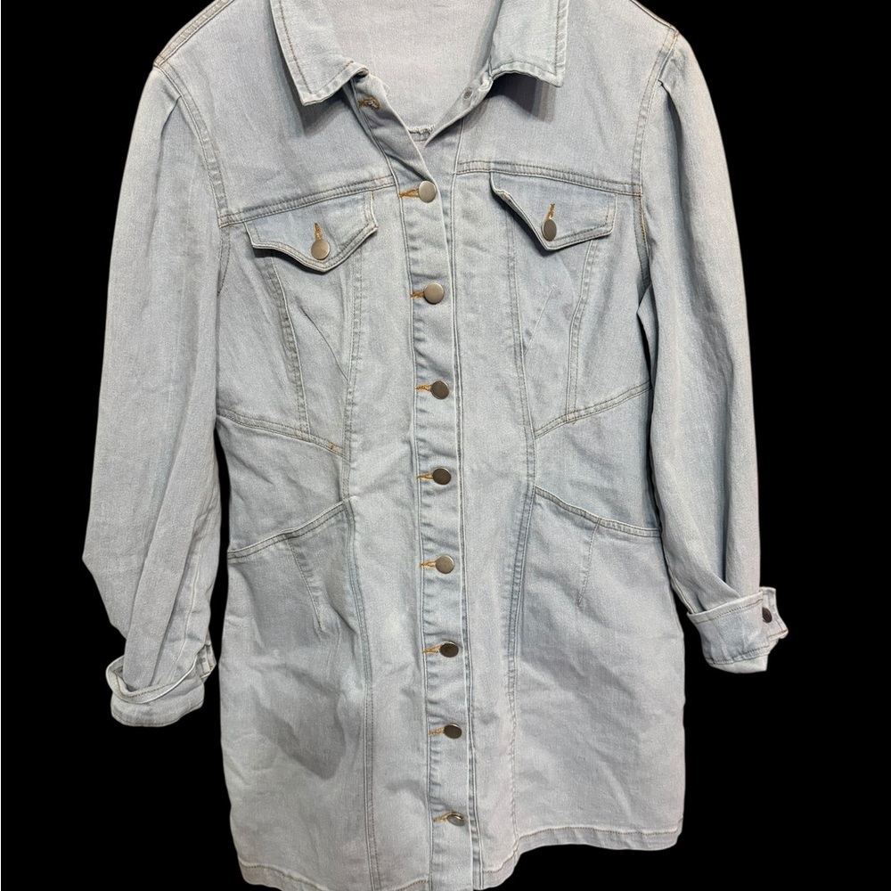 Le Lis‎ Classic Light Blue Denim Jacket
